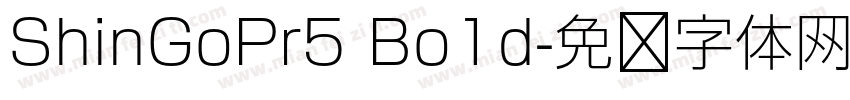 ShinGoPr5 Bo1d字体转换
